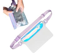 Banane Imperméable | Sac de Sport à la Taille,Portefeuille Passeport Transparent avec Sangle Réglable pour Natation Plage Sports Nautiques
