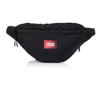 Banane Jack - jones - 12257305 - Jaccris Bumbag, Sac Banane Homme, Noir/détail : Rouge véritable, One Size