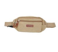 Banane Katana en Toile Garnie Cuir De Vachette 6502