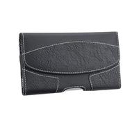 Banane pour Téléphone Étui en Cuir for téléphone Portable avec Clip de Ceinture, Housse en Cuir for téléphone Portable, Sac Banane, Pochette for téléphone Portable(XXXL 18 9.5 2.5CM)