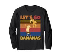 Banane rétro drôle Meme Let Us Go Banana Strip Bananas Manche Longue