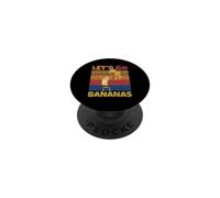 Banane rétro drôle Meme Let Us Go Banana Strip Bananas PopSockets PopGrip Adhésif