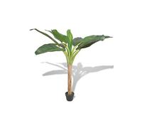 vidaXL Bananier artificiel avec pot 150 cm Vert