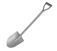 banapoy 100cm Pelle de Jardin Tout métal pour Creuser, Portable et Robuste Pelle de Plage à Pointe Courte avec Manche en D, pour jardiner, Creuser, Camping et Planter