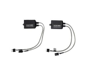 banapoy 2PCS C19 H7 9-16V LED Canbus Decoder, Adaptateur Anti Scintillement, Résistance D'Annulation D'Avertissement pour Feux de Phare, Décryptage Canbus