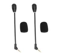 banapoy 2PCS Casque Mic Remplacement pour Cloud Flight S, pour Cloud Flight, Gaming Chefset Microphone Annule Annule Mic Boom, 3,5 Mm Jack