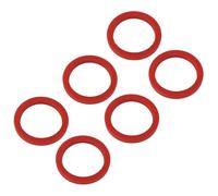 banapoy 6 Pièces de Remplacement de Joint de Tête de Groupe Rouge pour Machine à café E61, en Silicone de qualité Alimentaire de 8,0 Mm D'épaisseur