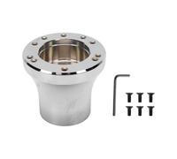 banapoy Adaptateur de Volant de Chariot de Golfs, Remplacement Universel pour médaillé de Marathon EZGO TXT RXV, Argent
