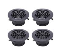banapoy Bouche D'aération Ronde 4", Grille de Ventilation Plafond