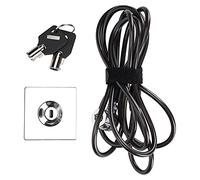 banapoy Câble de sécurité Générique pour Ordinateur Portable, Câble galvanisé Antivol Durable pour OS X //, Rotation à 360 Degrés, dans Le Bureau/dortoir/Salle de Classe, 2 M