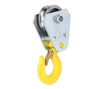 banapoy Crochet de Poulie Pivotant 1Ton, Bloc D'arrachement Robuste à Rotation à 360 Degrés avec Crochet, Poulie de Levage de Bloc de Levage, pour D'arrachage Câble Métallique