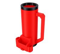 banapoy Double Support de Canette de Recharge Tactique pour Canettes Doubles Fines 12oz, Support de Boisson Portable, Manchon Isolant, D'assaut Tactique pour Barbecue, Camping (rouge)