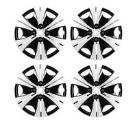 banapoy Ensemble HubCaps de 15" de 4, 4pcs R15 Roue Clip de Couverture de Jante sur le Capuchon, Remplacement des Couvercles de Roue Hubcap pour Plupart Camions Voiture SUV 15"