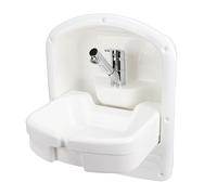 banapoy Évier Pliant pour Camping-car, évier Rectangulaire pour Salle de Bain, Lavabo Simple, Lavabo de Cuisine Pliable avec Robinet et Drain de 20 Mm, pour Bateaux, Yachts, Dortoir