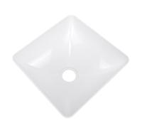 banapoy Évier Rectangulaire pour Camping-car, Lavabo Simple de Forme Carrée, Salle Bain, évier de Cuisine pour Camping-car, Trou Vidange de 50Mm, pour Bateaux