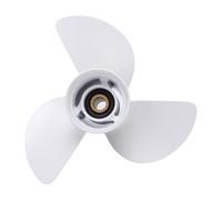 banapoy Hélice Hors-Bord 13 1/2x15-K, Hélice en Aluminium pour Moteur de Bateau 6E5 45947 00 EL, 15 Dents, 3 Pales, pour Moteurs Hors-Bord de 50 à 130 Chevaux