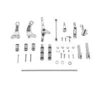 banapoy Kit Complet de Commandes Avancées de Moto, Leviers de Chevilles de Commandes Avancées et Kit de Liaison, Remplacement pour 1200 Custom (XL 1200C) 2004-2013, pour 883 2004-2008 (Galvanoplastie)
