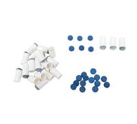banapoy Kit de Remplacement de Pointes de Queue de Billard à Enfiler, 20 Ensembles, Kit de Réparation de Pointes de Bâtons de Queue de Billard de 12mm, pour Snooker et Queues