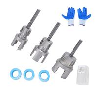 banapoy Kit D'outils de Filetage de Tuyau Externe Interne, Filetage de Tuyau en PVC 1/2" 3/4" 1", Outil de Coupe de de, avec Perceuse électrique PPR, PVC, Plastique
