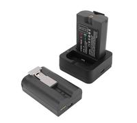 banapoy Lot de 2 Batteries de Rechange 6 500 MAh, Rechargeables pour Caméra de Sonnette avec Station de Charge, Kit de Chargeur de Batterie pour Sonnette Vidéo Ring 1 2 3 4, 3 Plus