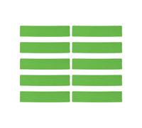 banapoy Marqueur Ligne Terrain, Matériau PVC, Couleur Vive, Résistant à l'usure pour Basket-Ball, Football, avec Marqueurs Droits et Forme L pour L'entraînement Sportif en Plein Air (Green)