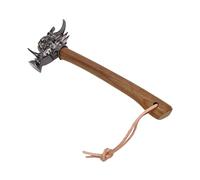 banapoy Marteau de Sanglier, Marteau à Clous en Acier allié en Forme de Sanglier avec Manche en Bois, à Main Outil Polyvalent pour Utilisation d'urgence en Camping Intérieur et Extérieur