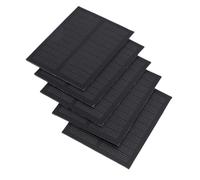 banapoy Micro Panneau Solaire 5 Pièces, Mini Panneau de Cellules Solaires Monocristallines de 0,5 W, Facile à Assembler, Chargeur de Cellules, pour Appareil électronique, 76x60 Mm