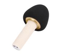 banapoy Microphone karaoké pour Enfants avec Bluetooth 5.0 (White)
