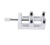 banapoy Mini étau de Presse pour Perceuse, Mini étau de Banc à Pince Plate, Petit de Table en Aluminium pour Bijoux, Montres, Artisanat, Réparation, Outil de Sculpture de Bricolage