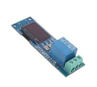 banapoy Module Relais D' Digitales ZW101, écran OLED 0,96 Pouces STM32F103C6T6 Microcontrôleur 32 Bits Alimentation Type C pour Systèmes Contrôle D'accès Coffres-forts à Digitales
