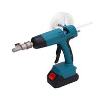 banapoy Pistolet Colle Câble à Fibre sans Fil, 100 à 220 ℃ Câchage Fibre Fonte à Moulage Optique Hot Melt Gun, Buse Réglable 360°, Outil de Câblage pour FTTR, Installation Optique (EU)