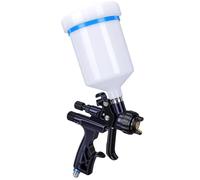 banapoy Pistolet Pulvérisateur HVLP avec Buse de 1,3 Mm, Gobelet Réutilisable de 600 ML, Ensembles de Pistolets Pulvérisateurs à Air par gravité HVLP, Pulvérisateur de Peinture Automatique pour