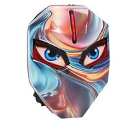 banapoy Sac à Dos de Moto LED Knight, Résolution 60 X 48, Programmable, Résistant à l'eau, Coques Rigides LED avec Contrôle par Application et écran Intelligent éblouissant pour l'équitation et