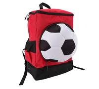 banapoy Sac à Dos Football, Sac D'équipement D'entraînement avec Compartiment pour Ballons et Poche pour Chaussures, Panneau Arrière en (Taille Adulte (Convient aux Ballons de Taille 7))
