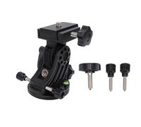 banapoy Siège de Réglage de Latitude, Coin équatorial Alliage Aluminium 0° à 90° Réglage du Support de Télescope, Interface de Base 3/8", Ajustement Base Latitude pour Sky Watcher (Black)