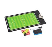 banapoy Tableau Magnétique de Football, Outil Formation D'entraîneur Portable avec Aimants Puissants et Gomme, pour la Planification et L'enseignement des Stratégies de Compétition