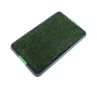 banapoy Tapis d'herbe pour Chien, Plateau intégré, Système à 3 Couches, Tapis de Pipi pour Chiot, Gazon Artificiel Réutilisable, Pot pour Chien avec Gazon Lavable pour Utilisation Intérieure et