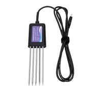 banapoy Testeur de Sol 8 en 1, Testeur de Sol USB NPK PH EC | NPK PH EC Humidimètre de température, capteur de haute précision, test de fertilité du sol pour jardin, pelouse, ferme,