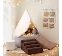 BanaSuper Jeu de Motricité Enfant, Parcours Motricité Bébé, Piscine à Balles XXL (Pas de Balles) & Tente Enfant, Blocs Mousse Éducatifs, Jouets Structure d'escalade, pour Maison & Crèche