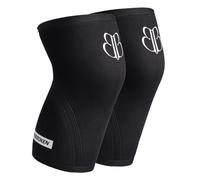 BANBROKEN Genouillères PRO LIFTER (2 unités) 7 mm Knee Sleeves - Halterofilie, Weightlifting, Strongman, Levetage de poids, Squat et autres sports. Homme, femme, 1 paire noir (WL PRO, L)