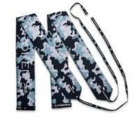 BANBROKEN Protège-Poignets - Bande de Support Poignet pour Haltérophilie, Musculation, Gymnastique, Bodybuilding, Crossfit, Calisthenics, Parkour (1 Paire) - Homme, Femme - Taille Unique (Camo)