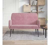 Banc Rose 108x79x79 cm Velours