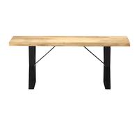 Banc 110 Cm Bois De Manguier Massif Marron