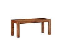 vidaXL Banc 110 cm Bois massif d'acacia Marron