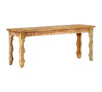 vidaXL Banc Salon Banc de Salle de Séjour Banc d'Entrée Banc de Couloir Maison Intérieur Durable 110x35x45 cm Bois de Récupération Massif Brun G