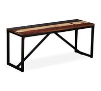 Banc 110x35x45 cm Bois de Manguier Massif Banc d'Entrée Maison Décor vidaXL