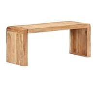 vidaXL Banc Acacia 110x38x46 cm Bois massif Intérieur Montage facile