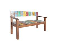 Banc 115 cm Bois de récupération massif