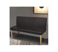 Banc 139,5 cm Marron foncé Similicuir