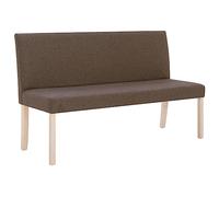 Vidaxl Banc 139,5 Cm Marron Polyester Marron